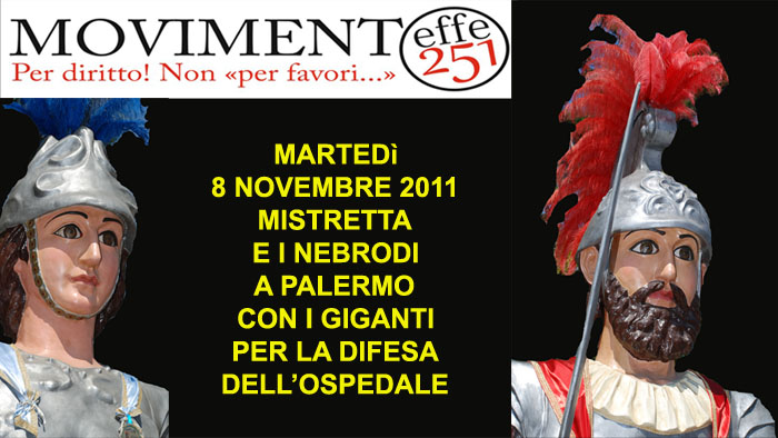 Manifesto 8 Novembre a Palermo